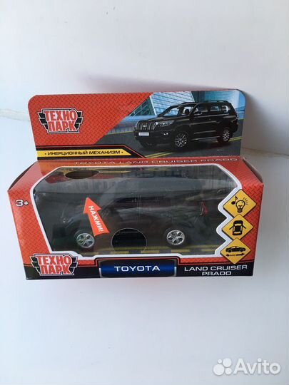 Машинка коллекционная toyota land cruiser prado