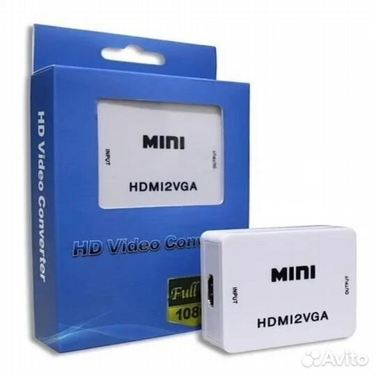 Hdmi VGA переходник с доп питанием