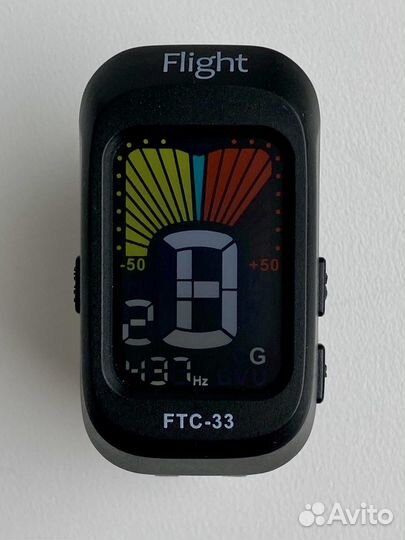 Хроматический тюнер-прищепка Flight FTC-33