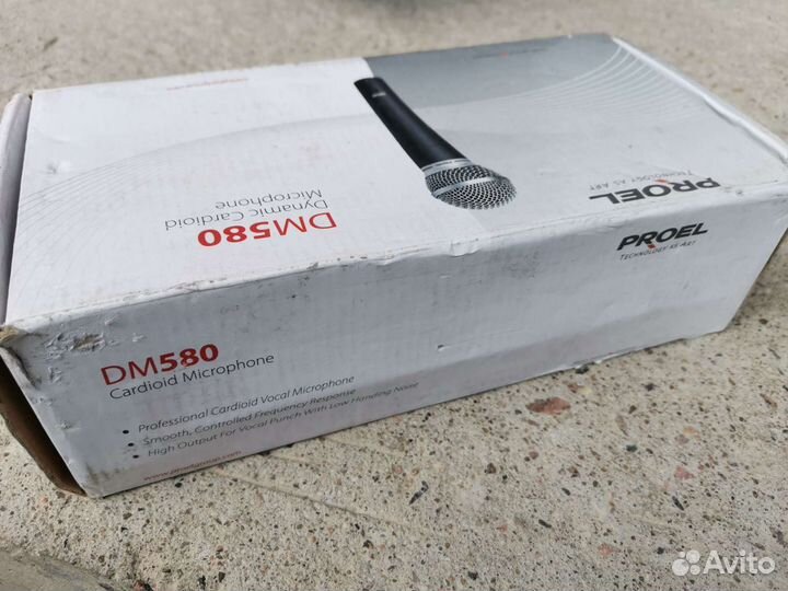 Новый микрофон proel dm 580