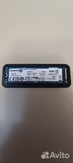 SSD диски M2 NVMe 256Gb Kingston