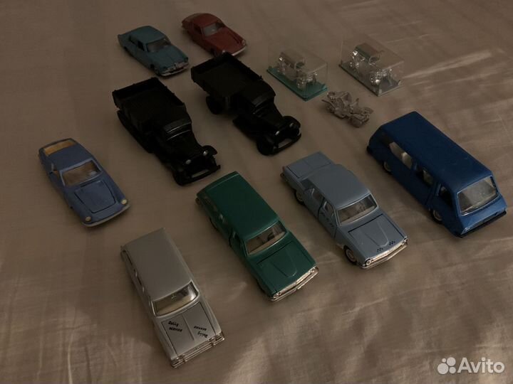 Сувенирные машинки СССР 1/43