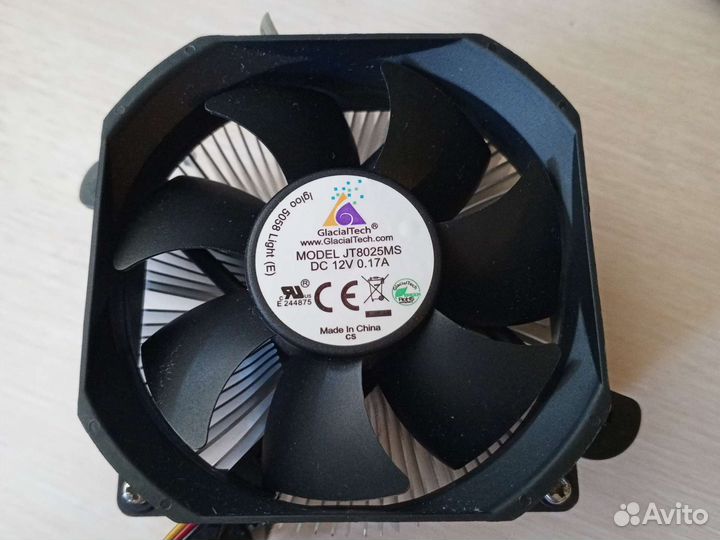 Кулер процеccорный 12v