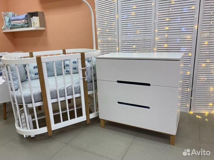 Пеленальный комод с быстросъемной доской