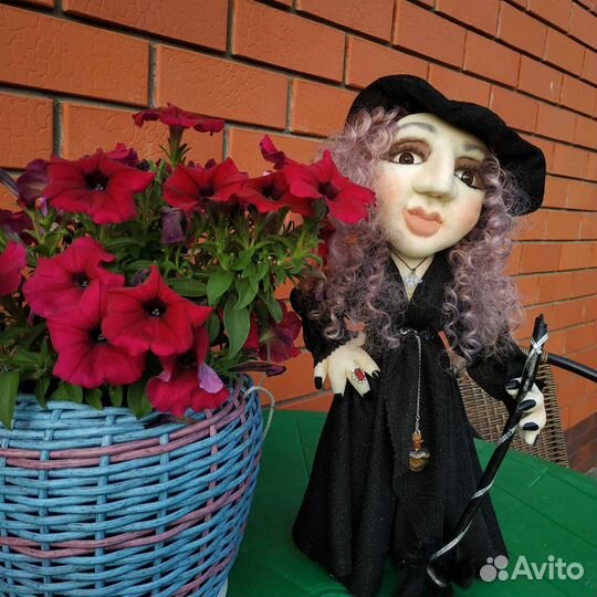 Интерьерная кукла Ведьмочка