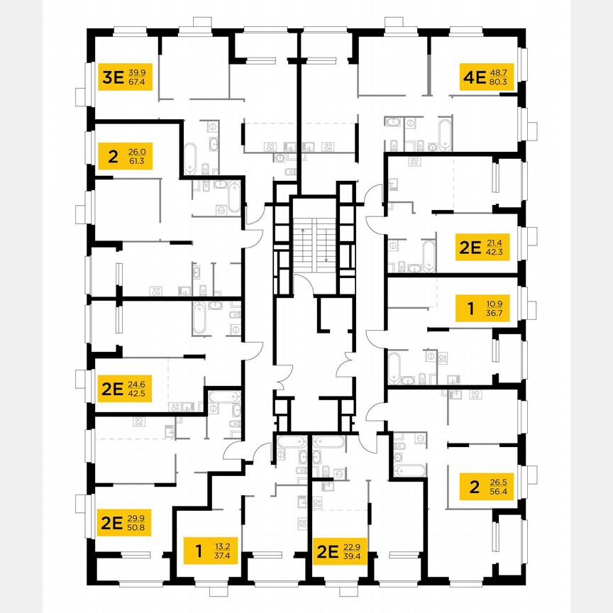 1-к. квартира, 37,4 м², 18/18 эт.