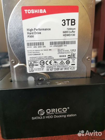 Dock Hard Drive station orico 6629US3-C на два HDD