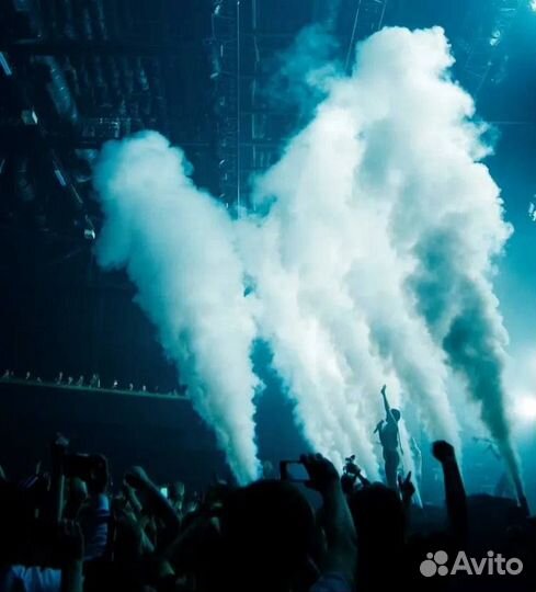 Крио пушки вертикальная дым машина аренда