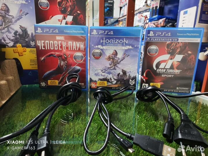 PS4 Slim 1TB(2208-2021) 2 Геймпада/3 Диска Хит,Доп