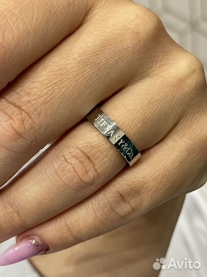 Tiffany кольцо серебро