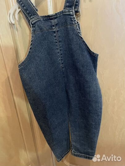 Джинсовый комбинезон для малыша 74 80