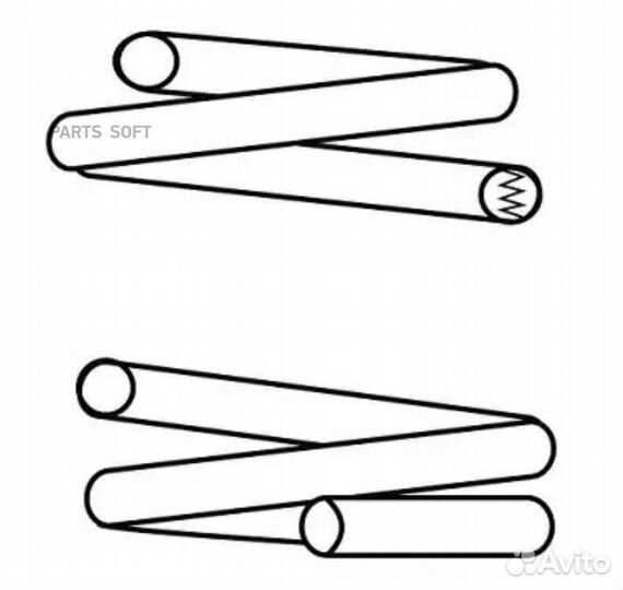 CS germany 14872803 Пружина пер.toyota Avensis + C