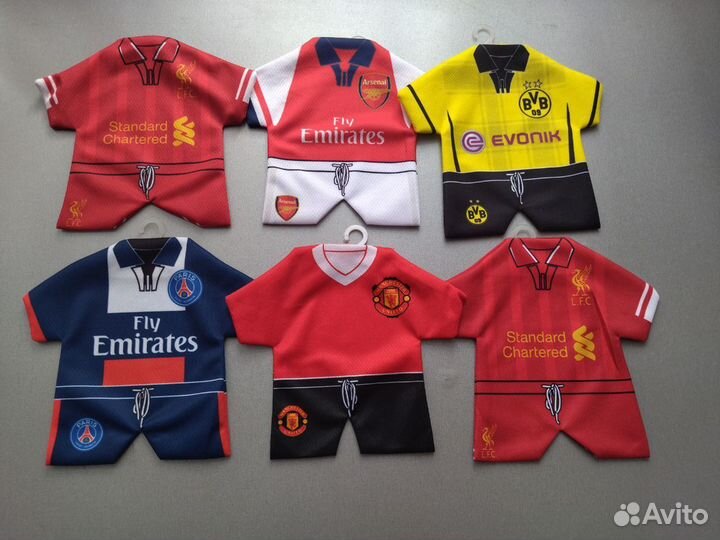 Мини-формы с логотипом футбольных команд