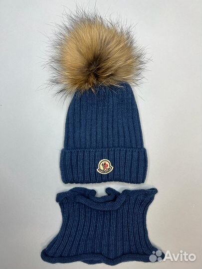 Шапка и снуд (комплект) детский M.o.n.c.l.e.r