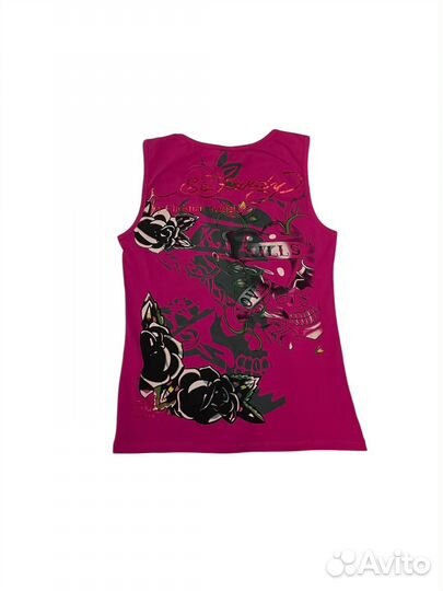 Винтажный топ Ed Hardy оригинал