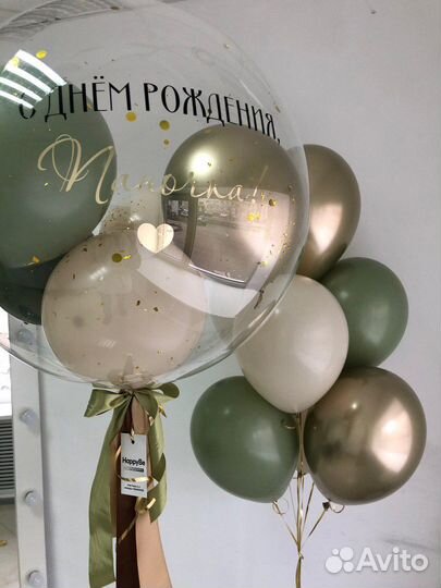 Воздушные гелиевые (гелевые) латексные шары оформл