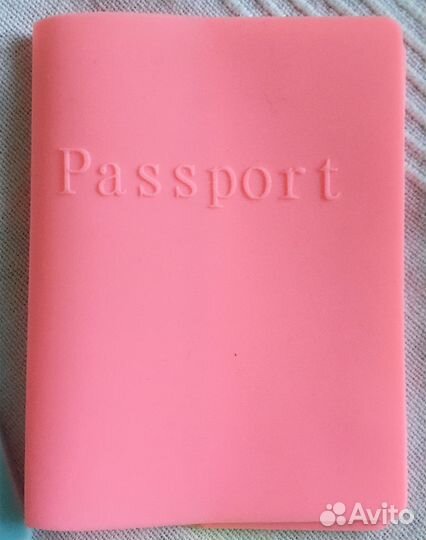 Силиконовая обложка для паспорта цветная