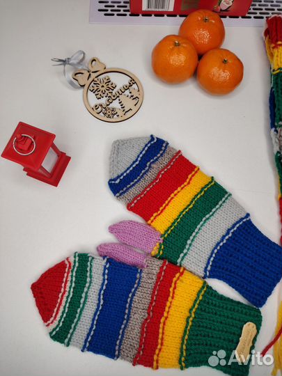 Варежки и шарф pinterest как из пинтерест