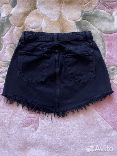 Джинсовая юбка bershka