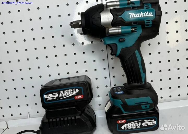 Гайковерт Makita 700Нм c двумя АКБ новый