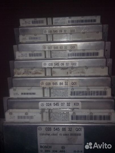 Блоки управленния двигателем Mercedes w220