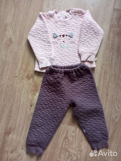 Вещи пакетом для девочки 74 80 86