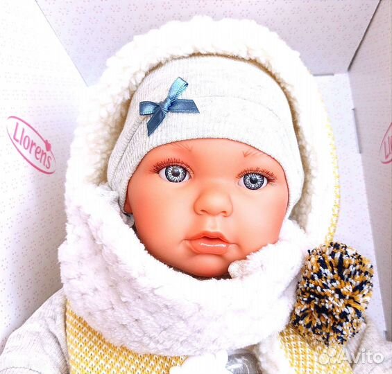 Кукла llorens интерактивная новая 42см