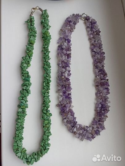 Бусы из натуральных камней