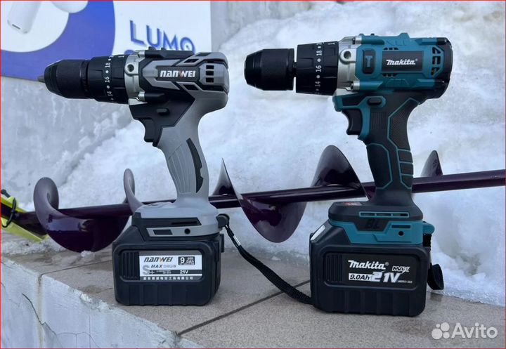 Шуруповерт для ледобура Dewalt/Nanwei/Makita/Bosch