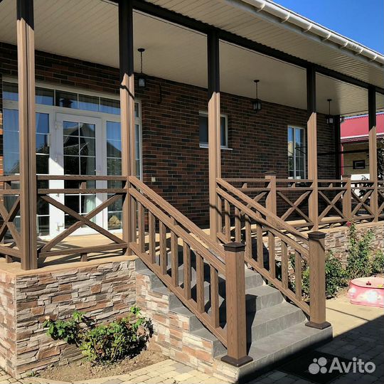 Ограждение для террасы из дпк