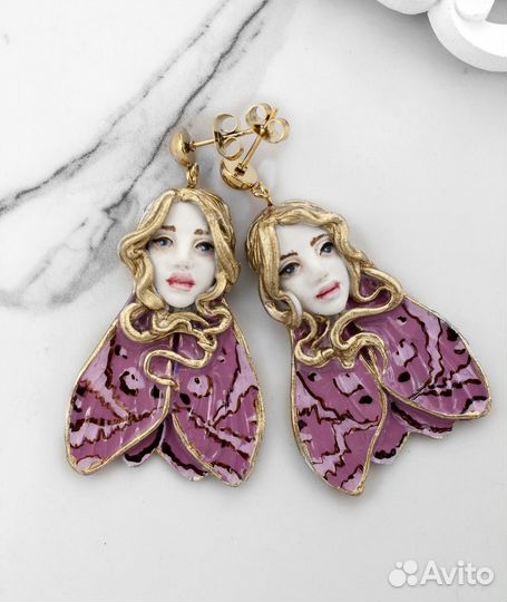 Серьги ручной работы