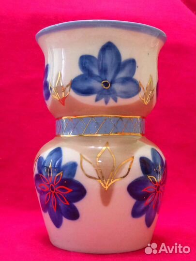 Ваза фарфор для цветов Антиквариат Ретро СССР