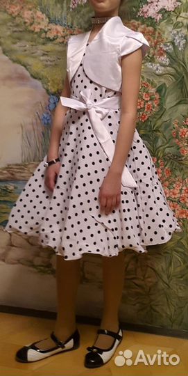 Новогоднее платье для девочки 38 р-р