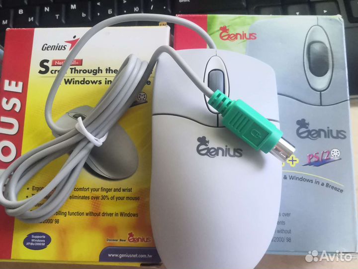 Мышь компьютерная PS/2 Genius новая