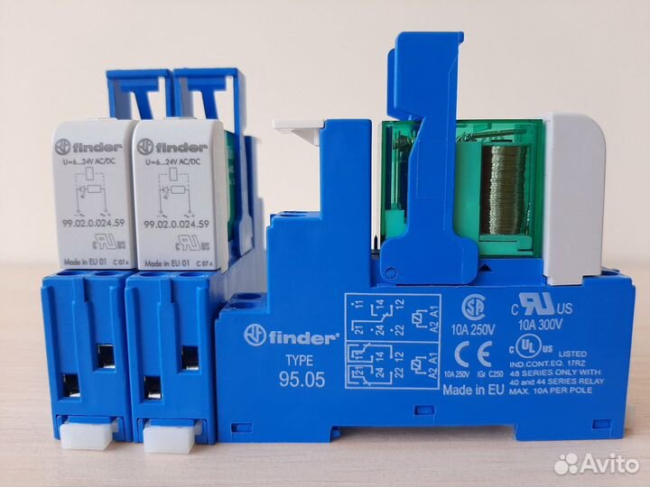 Реле finder бистабильное (импульсное)