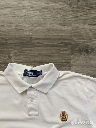 Polo ralph lauren поло белое