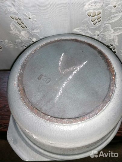 Кастрюля чугунная СССР новая