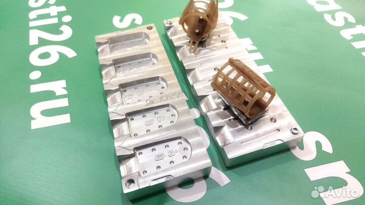 Форма для грузил к фидерной кормушке Д30. 60-140гр