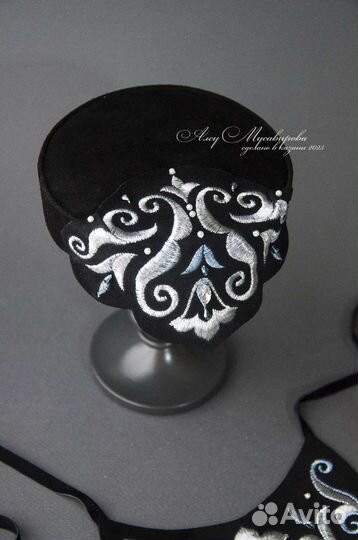 Тюбетейка, изю, серьги