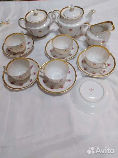 Чайный сервиз фарфор вербилки