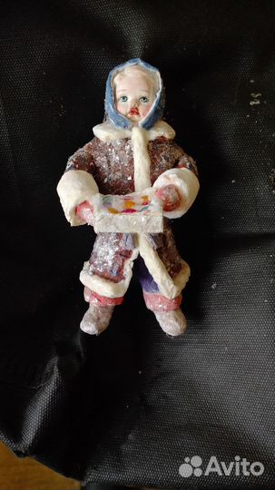 Ватные елочные игрушки, дракон