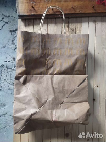 Бумажный пакет макдональдс