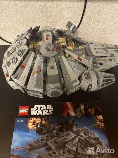 Lego star wars сокол тысячалетия 75105