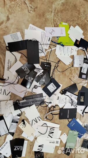 Бирки для одежды Armani Versace Cavalli Ea7