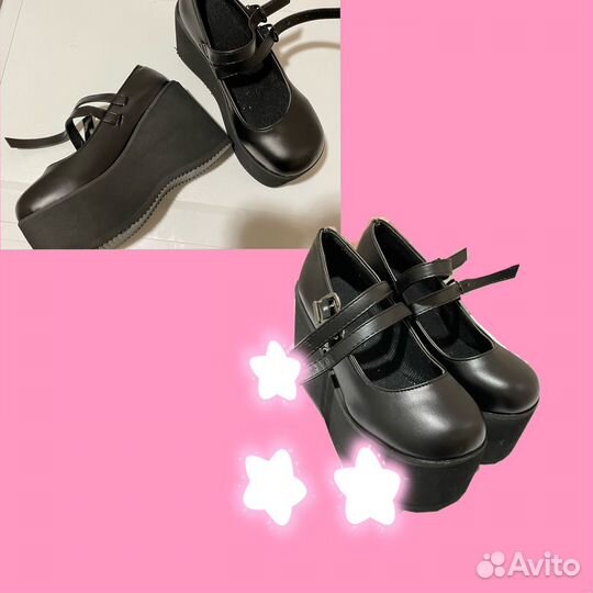 Туфли мери джейн 35 размер (22.5)