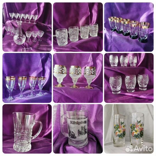 Бокалы стопки кружки винтаж СССР