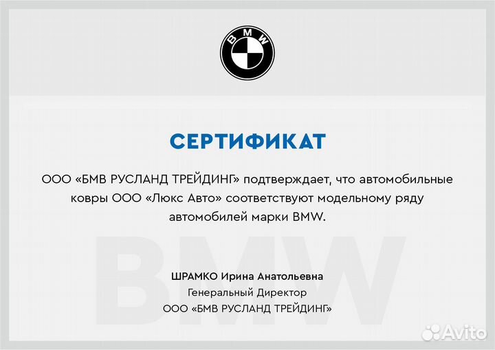 3D Коврики BMW X7 G07 Экокожа Салон Багажник