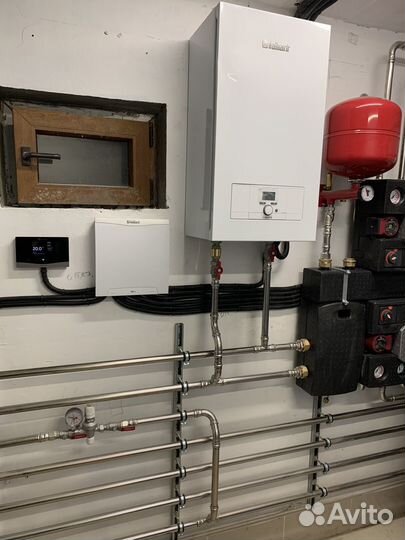 Сантехник отопление, котельная, тёплый пол