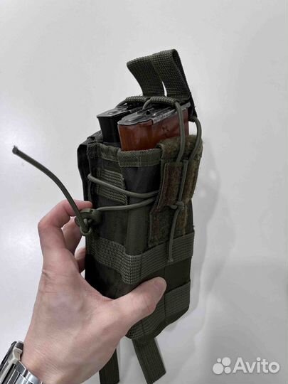 Подсумок под 2 магазина ак и рпк олива