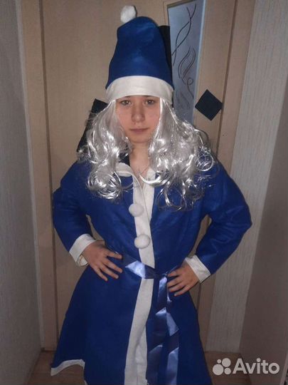 Костюм снегурочки подростковый